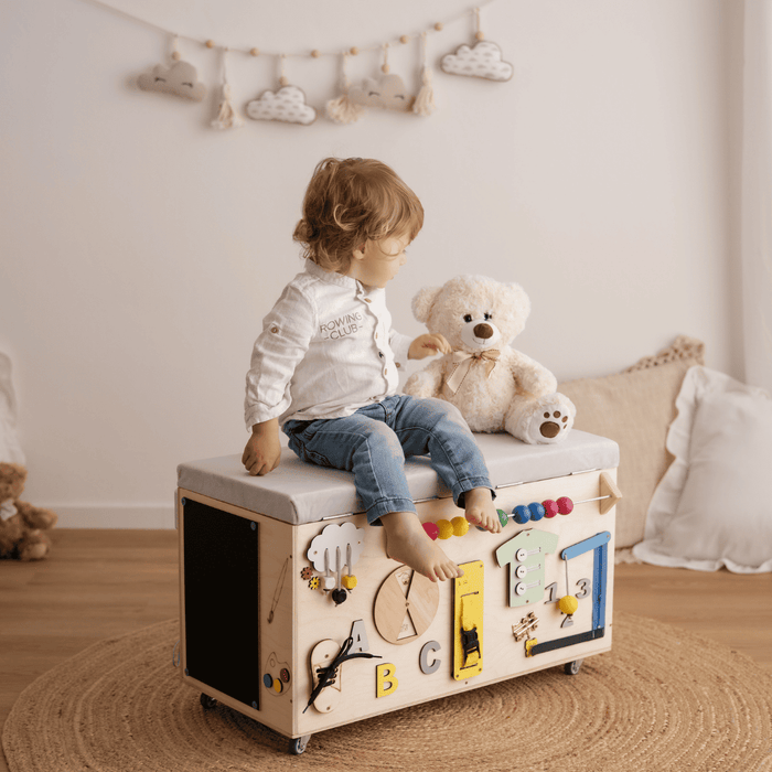 Cassapanca Montessori Multi Attività Porta Giochi