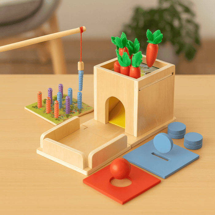 PlayBox Montessori 4 Giochi in 1