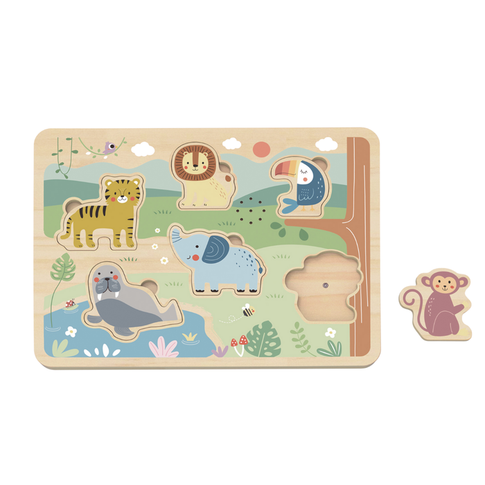 Puzzle Interattivo Sonoro Legno