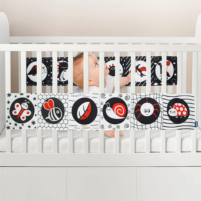 Libro Soft Book per Neonato ad Alto Contrasto - FREEKIDS MONTESSORI