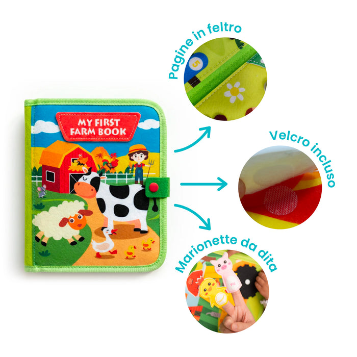 Libro Interattivo Montessori Fattoria