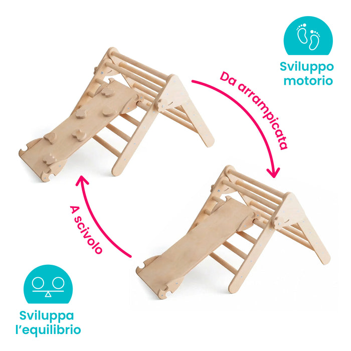 Triangolo di Pikler con Rampa 1/3 Anni