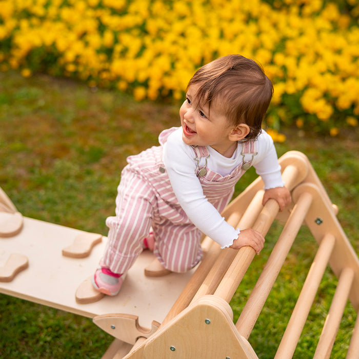 Maxi Set 3 Pieces Pikler Triangle + Ramp + Arch