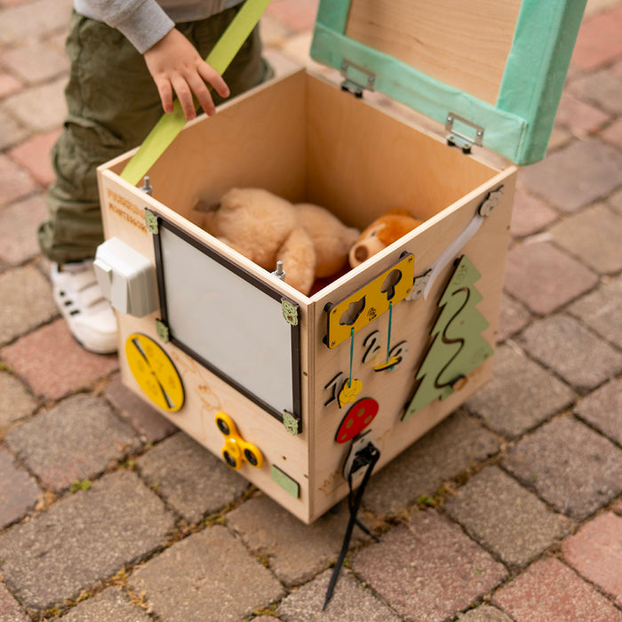 Baule Montessori Multi Attività Panca Porta Giochi