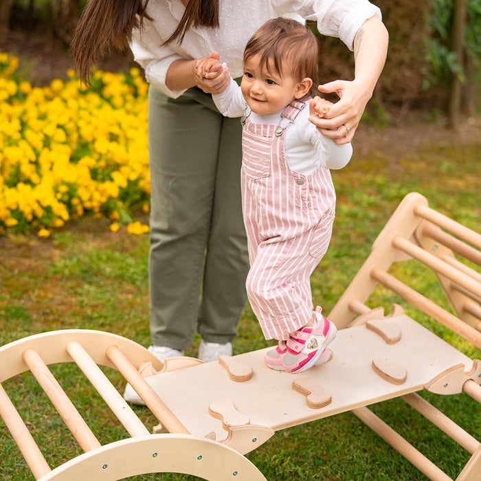 Maxi Set 3 Pieces Pikler Triangle + Ramp + Arch