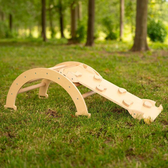 Montessori Wippbogen mit Kissen
