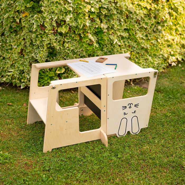 Montessori Tower 3 in 1 Table and Chair