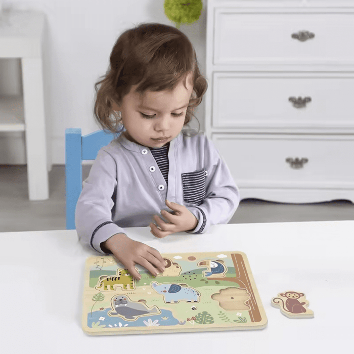 Sound Interactive Wooden Puzzle