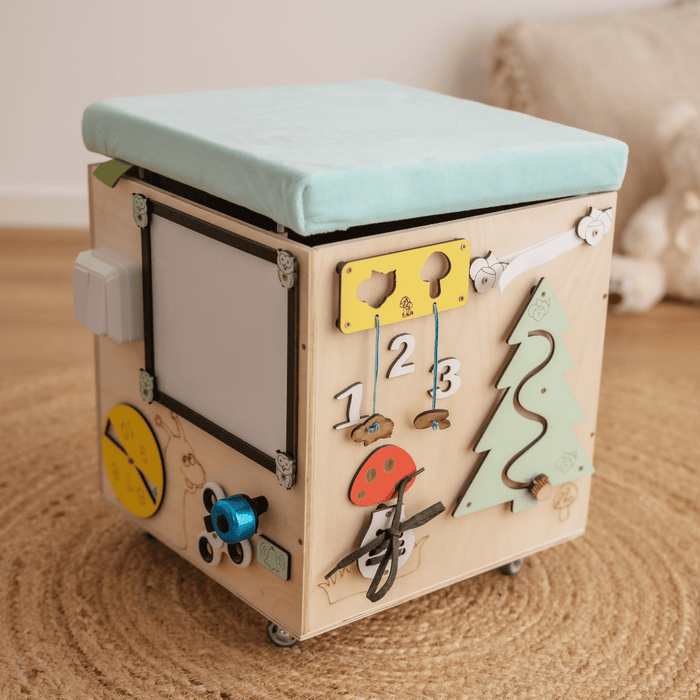 Baule Montessori Multi Attività Panca Porta Giochi