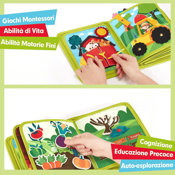 Interactive book Montessori Fattoria