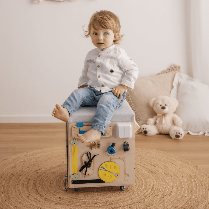 Baule Montessori Multi Attività Panca Porta Giochi