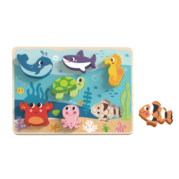 Chunky Puzzle Legno 12 Mesi+