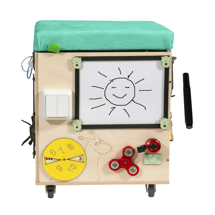 Baule Montessori Multi Attività Panca Porta Giochi