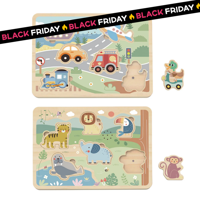 Puzzle Interattivo Sonoro Legno