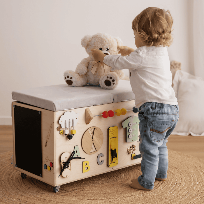 Cassapanca Montessori Multi Attività Porta Giochi