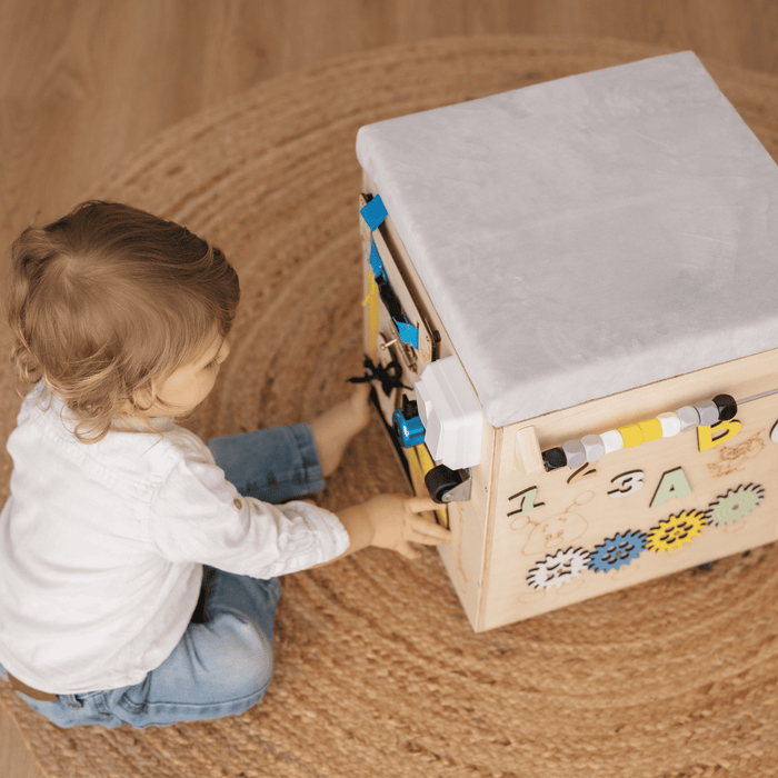Baule Montessori Multi Attività Panca Porta Giochi