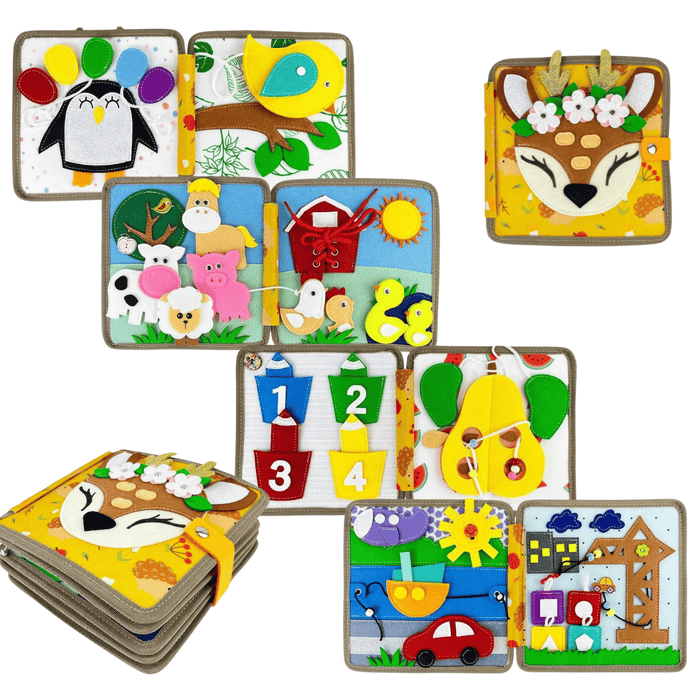 Libro Soft Book in Feltro Animaletti
