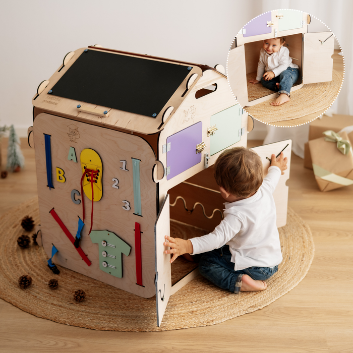 Maxi Casetta Montessori Multi Attività Happy Home