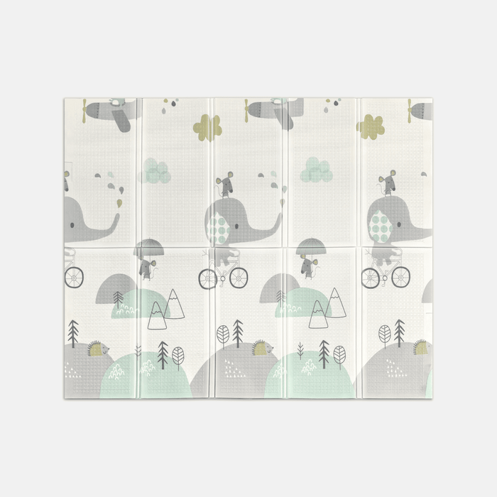 Maxi Tappeto Gioco Bambini Pieghevole Double Face