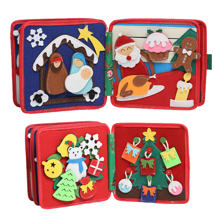 Libro Christmas Book Feltro Natale