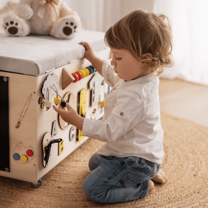 Cassapanca Montessori Multi Attività Porta Giochi