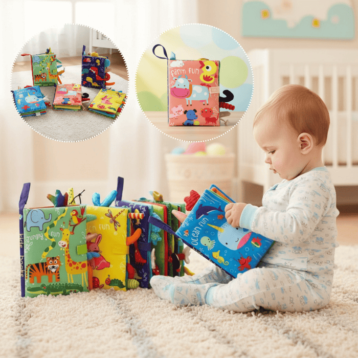 Soft Sensory Book Little Animals