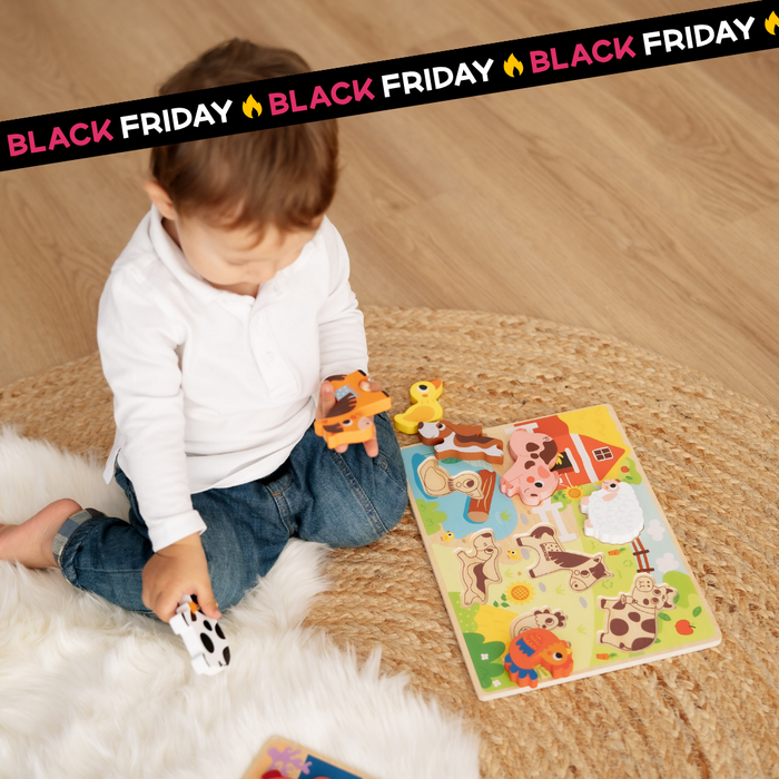 Chunky Puzzle Legno 12 Mesi+