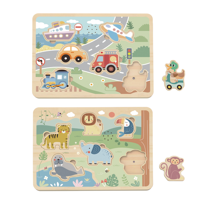 Sound Interactive Wooden Puzzle