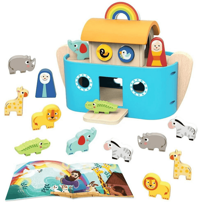 Arca di Noè in Legno con Personaggi