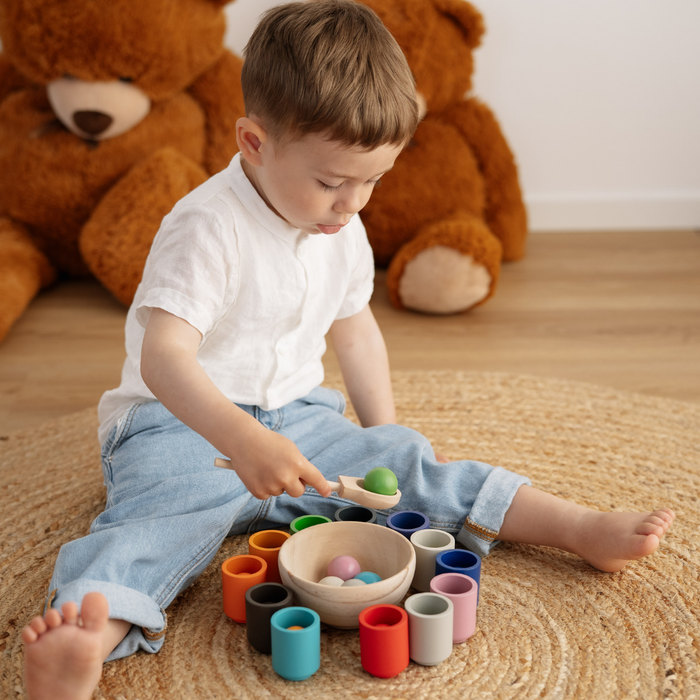 Gioco Montessori in Legno Manualità Balls FREEKIDS MONTESSORI