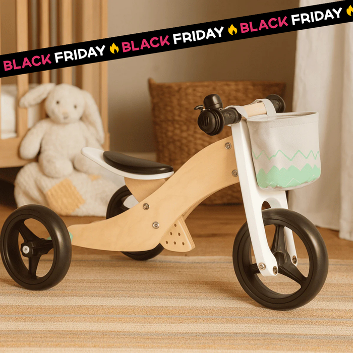 Biciclettina Triciclo Maxi Verde Salvia 2 in 1