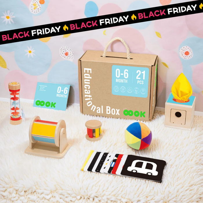 Box Giochi Montessori 0-6 Mesi