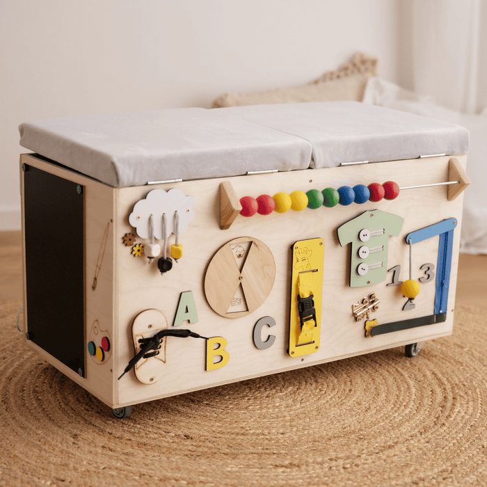 Cassapanca Montessori Multi Attività Porta Giochi