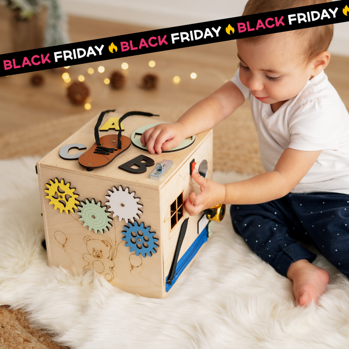 Cubo Interattivo Montessori Multi Attività