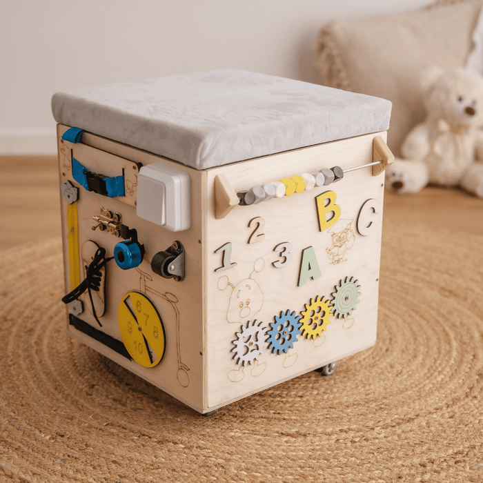 Baule Montessori Multi Attività Panca Porta Giochi