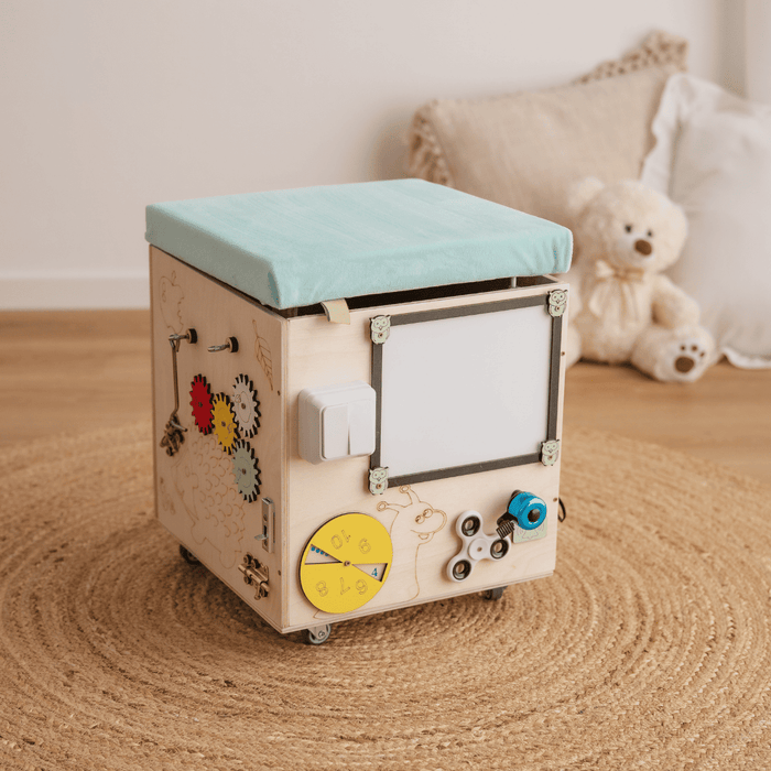 Baule Montessori Multi Attività Panca Porta Giochi