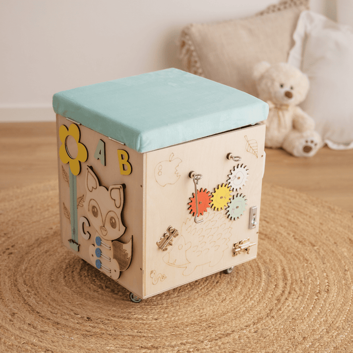 Baule Montessori Multi Attività Panca Porta Giochi