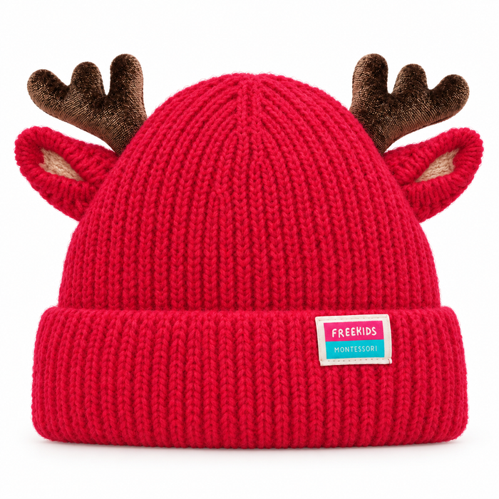 Cappellino Baby Renna Natalizio