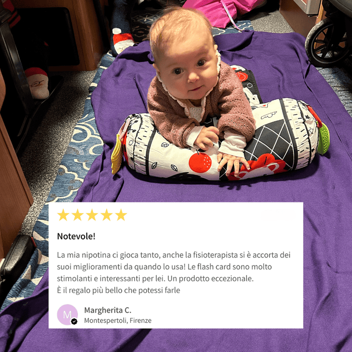 Tummy Time Tappeto Neonato Montessori Gioco Sensoriale