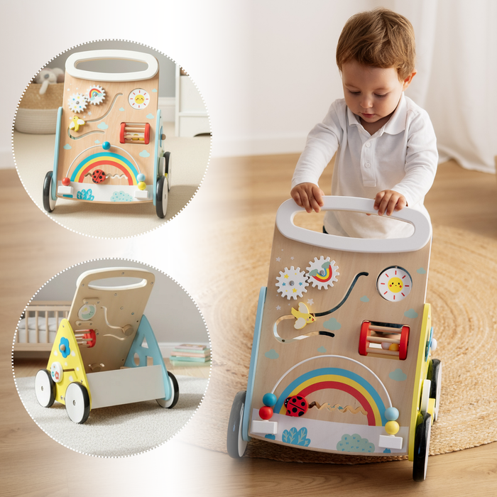 Carrello Primi Passi Rainbow Multifunzione Montessori