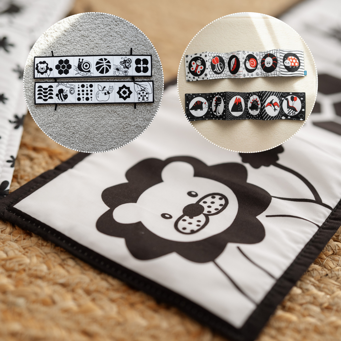 Soft Book für Neugeborene mit hohem Kontrast