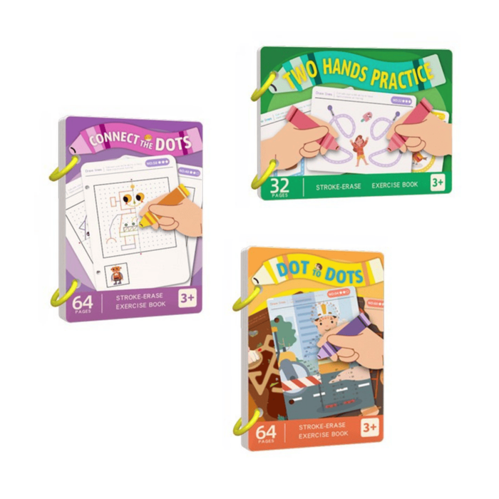 Álbum de seguimiento de Montessori con ejercicios