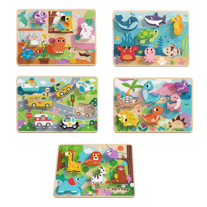 Chunky Puzzle Legno 12 Mesi+