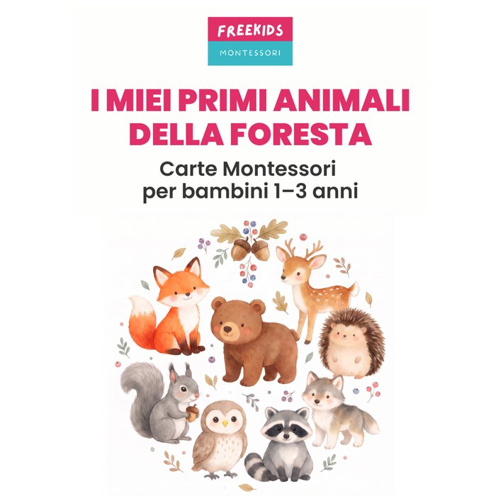 Carte Montessori Animali Della Foresta