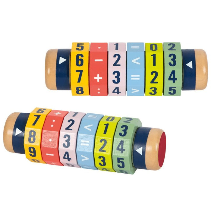 Abaco Cilindrico Legno - FREEKIDS MONTESSORI