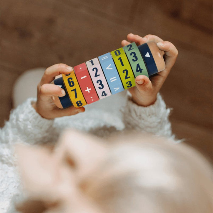 Abaco Cilindrico Legno - FREEKIDS MONTESSORI