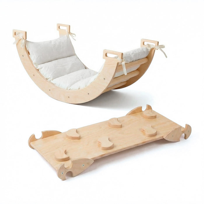 Arco Dondolo Montessori con Cuscino e Rampa