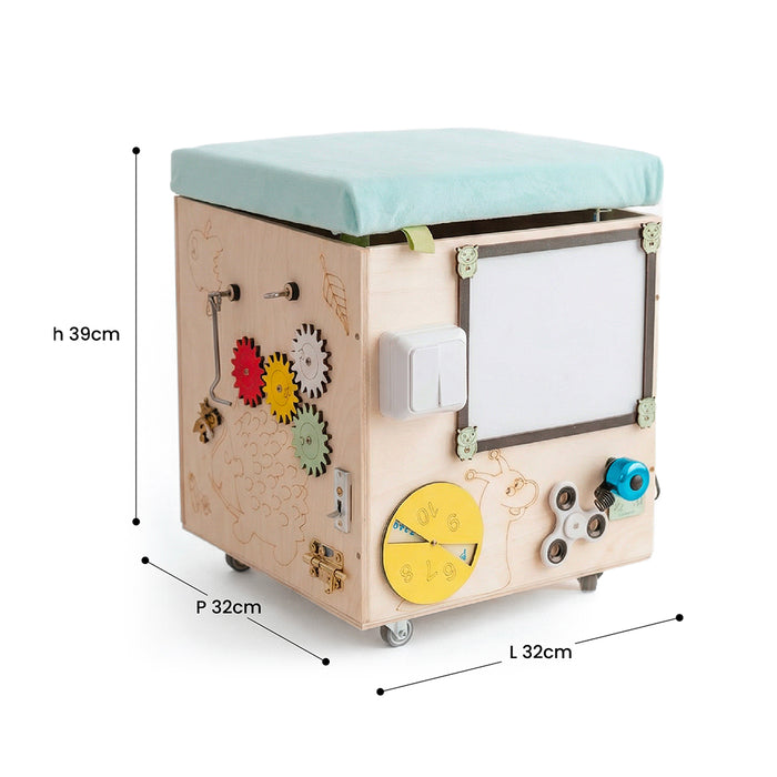 Baule Montessori Multi Attività Panca Porta Giochi