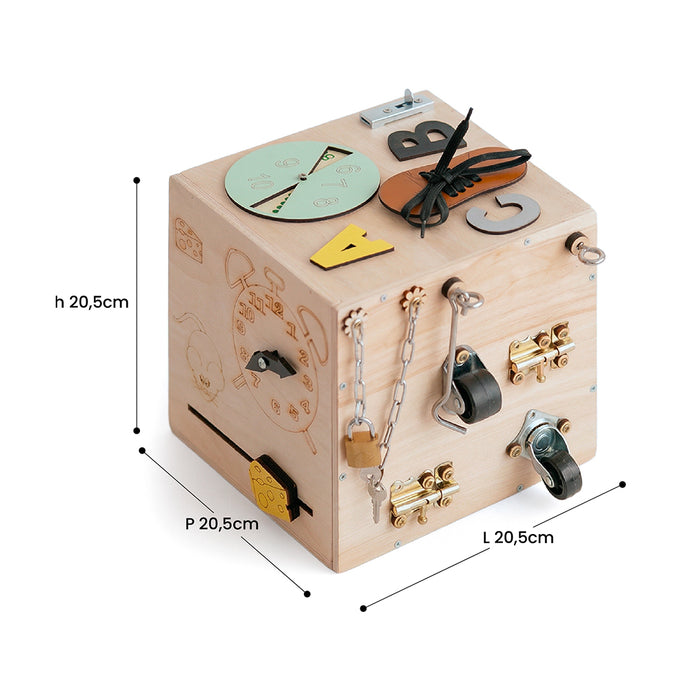 Cubo Interattivo Montessori Multi Attività