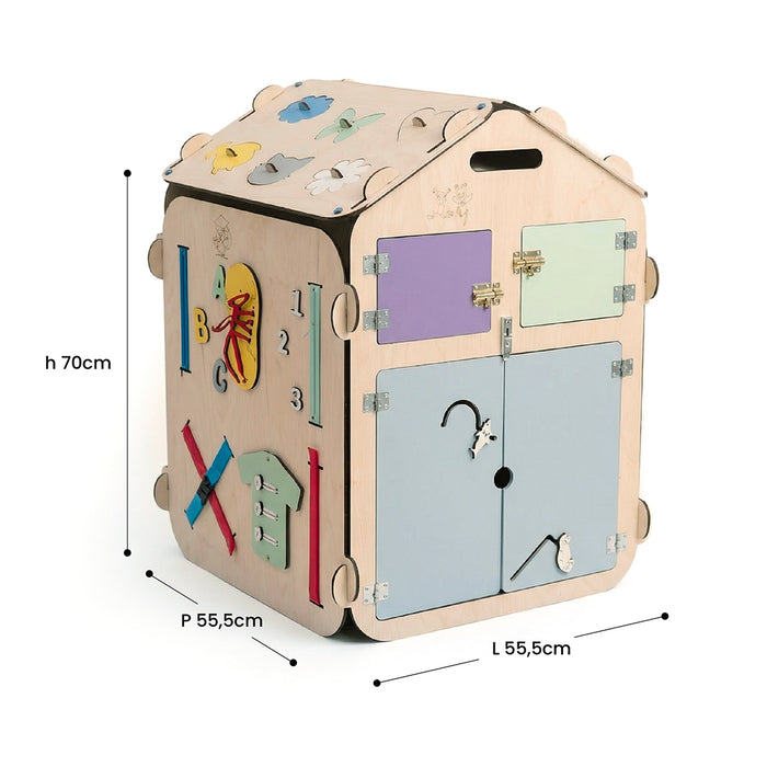 Maxi Casetta Montessori Multi Attività Happy Home